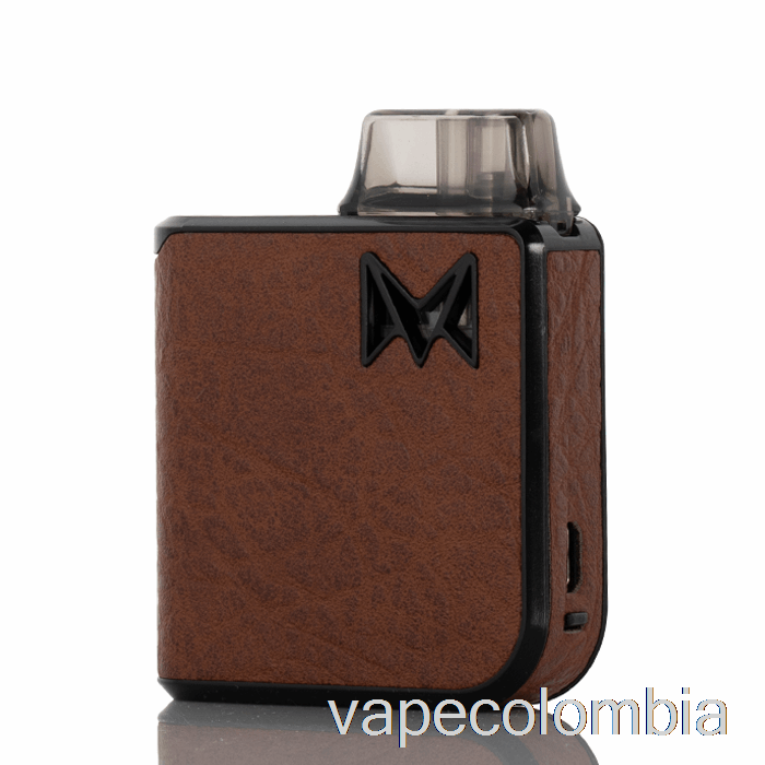 Kit De Inicio Vape Desechable Mi-pod Pro Edición De Cuero - Marrón Crudo